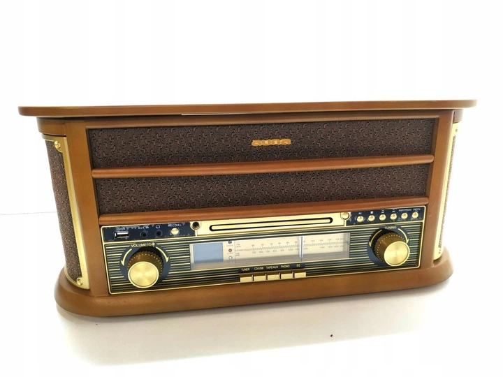 Retro stereo sistem sa gramofonom, CD-om, kasetama i USB-om Auna Belle Epoque 1908