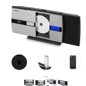 Stereo sistem oneConcept V-15-BT sa CD, Bluetooth, USB i FM radiom