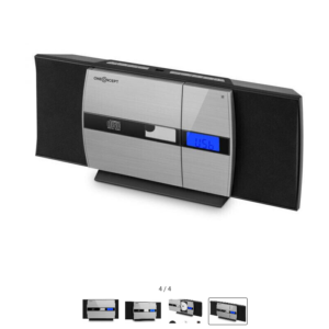 Stereo sistem oneConcept V-15-BT sa CD, Bluetooth, USB i FM radiom