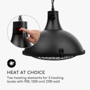 Infracrveni terasni grejač 2100W, IP44, podesiva visina Blumfeldt Heat Guard