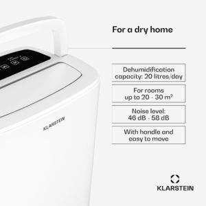 Klarstein DryFy 20 odvlaživač vazduha 20 L/24h, 230 m³/h