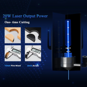 LONGER RAY5 20W laserska gravirka i sekačica, WiFi, touchscreen, 400 × 365 mm