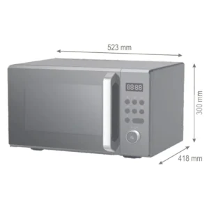 Mikrotalasna pećnica 1000W – HGMH32D (Siva) – fotografija 6