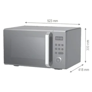 Mikrotalasna pećnica 1000W – HGMH32D (Siva) – fotografija 3