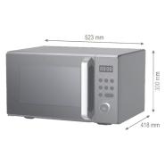 Mikrotalasna pećnica 1000W – HGMH32D (Siva) – fotografija 9