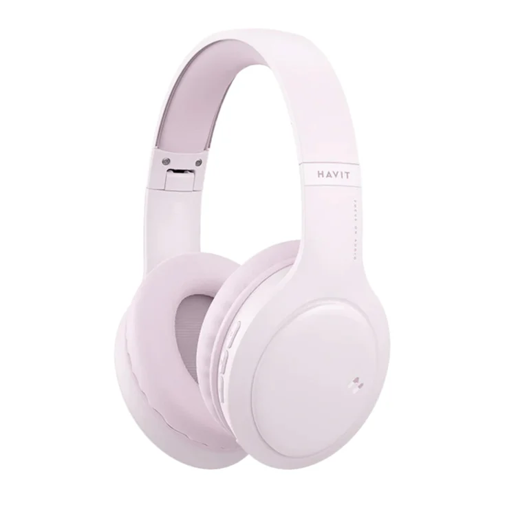 Multimedijalne BT stereo slušalice Havit – H633BT/R (Roze) – fotografija 1