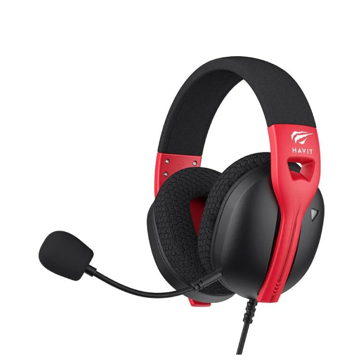 Naglavne stereo slušalice HAVIT – Fuxi-H5d/CRV (Crvena/crna) – fotografija 1