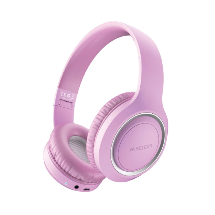 Stereo Bluetooth slušalice sa mikrofonom TWS100 roze – TWS100P – fotografija 1