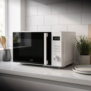 HOME mikrotalasna pećnica sa grill funkcijom, 25 l, 900W, bela – HGMH25GR – fotografija 6