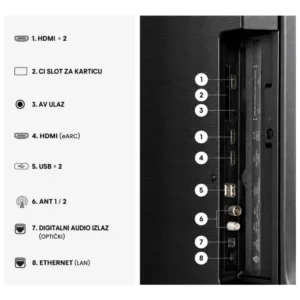 HISENSE 50 inča 50E7S Hi-QLED 4K UHD Smart TV – HIS-50E7S – fotografija 4