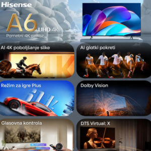 HISENSE 55 inča 55A6S 4K UHD LED Smart TV – HIS-55A6S – fotografija 9
