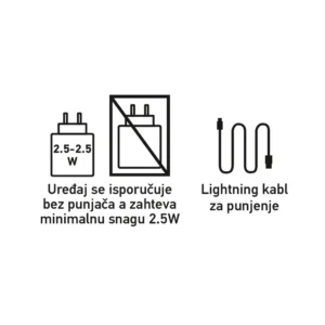 Xwave TWS300 Bluetooth TWS slušalice sa mikrofonom, bele – TWS300/WH (Bela) – fotografija 6