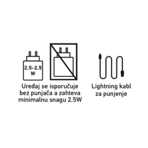 Xwave TWS300 Bluetooth TWS slušalice sa mikrofonom, bele – TWS300/WH (Bela) – fotografija 3