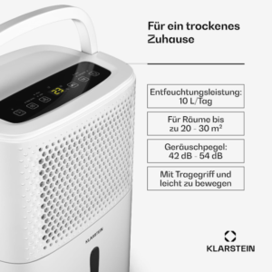 Odvlaživač vazduha Klarstein DryFy 10 L/24h, 1,8 L