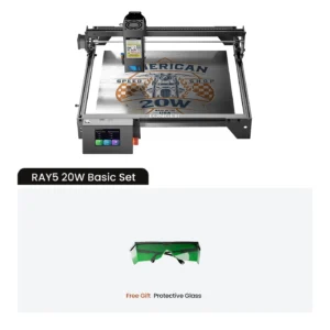 LONGER RAY5 20W laserska gravirka i sekačica, WiFi, touchscreen, 400 × 365 mm