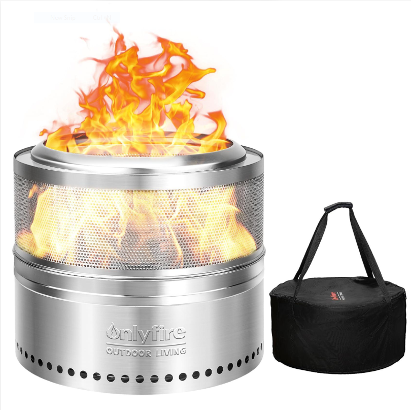 Onlyfire Smokeless Fire Pit 50 cm – bezdimno ložište za dvorište i terasu