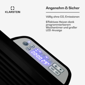 Zidni konvektor (Norveski radijator) sa termostatom i timerom Klarstein HotSpot Slim 2000W